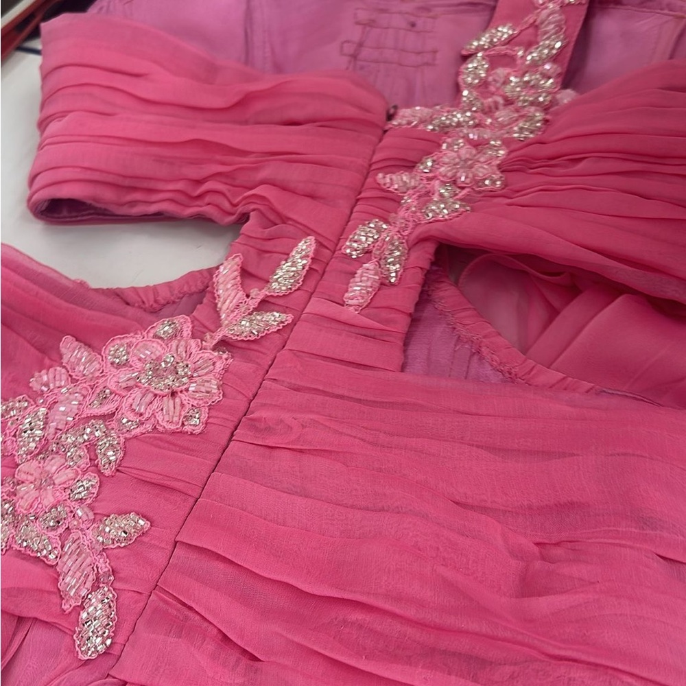 Zuhair Murad Pink Embroidered Prom Dress (replica)